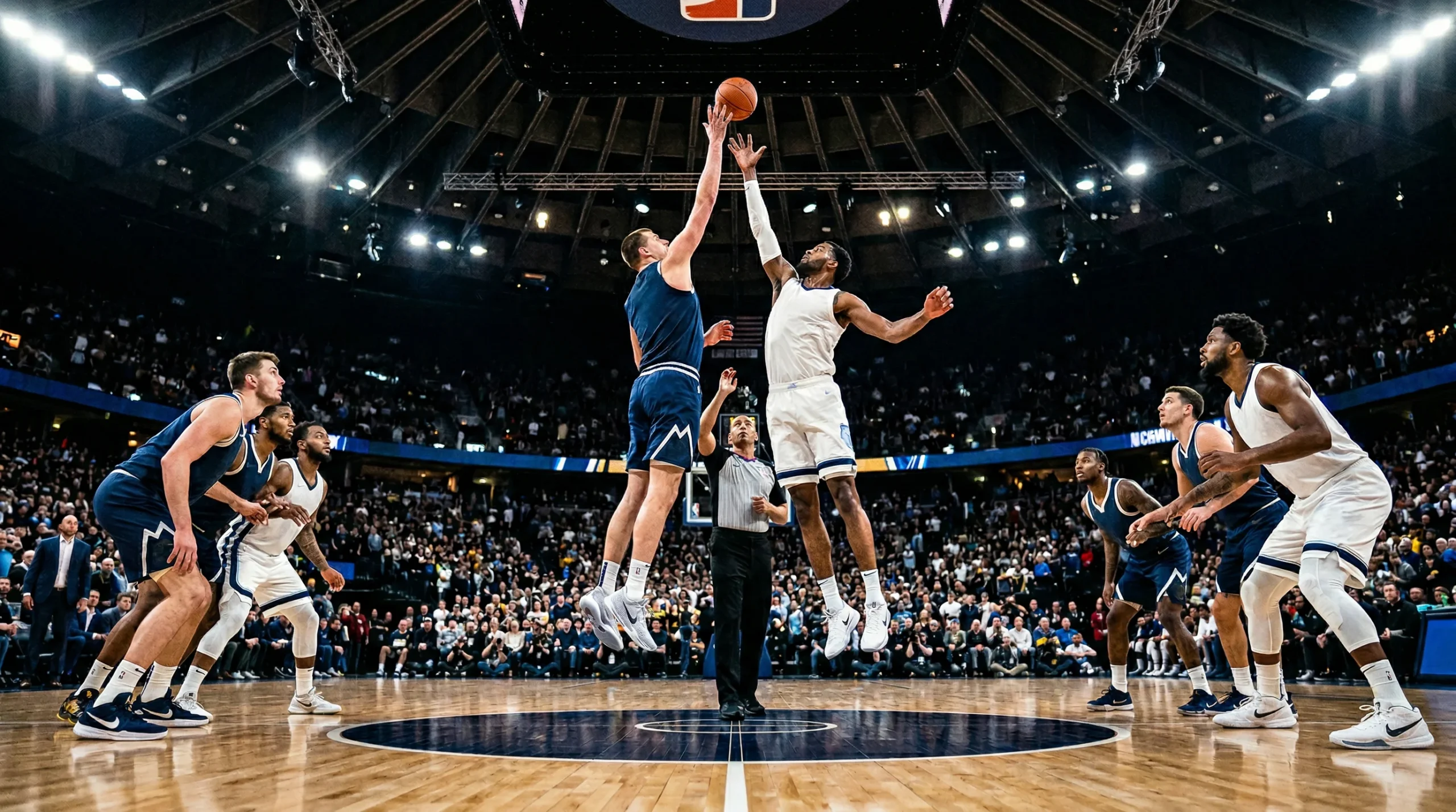 Bild eines Basketballspiels