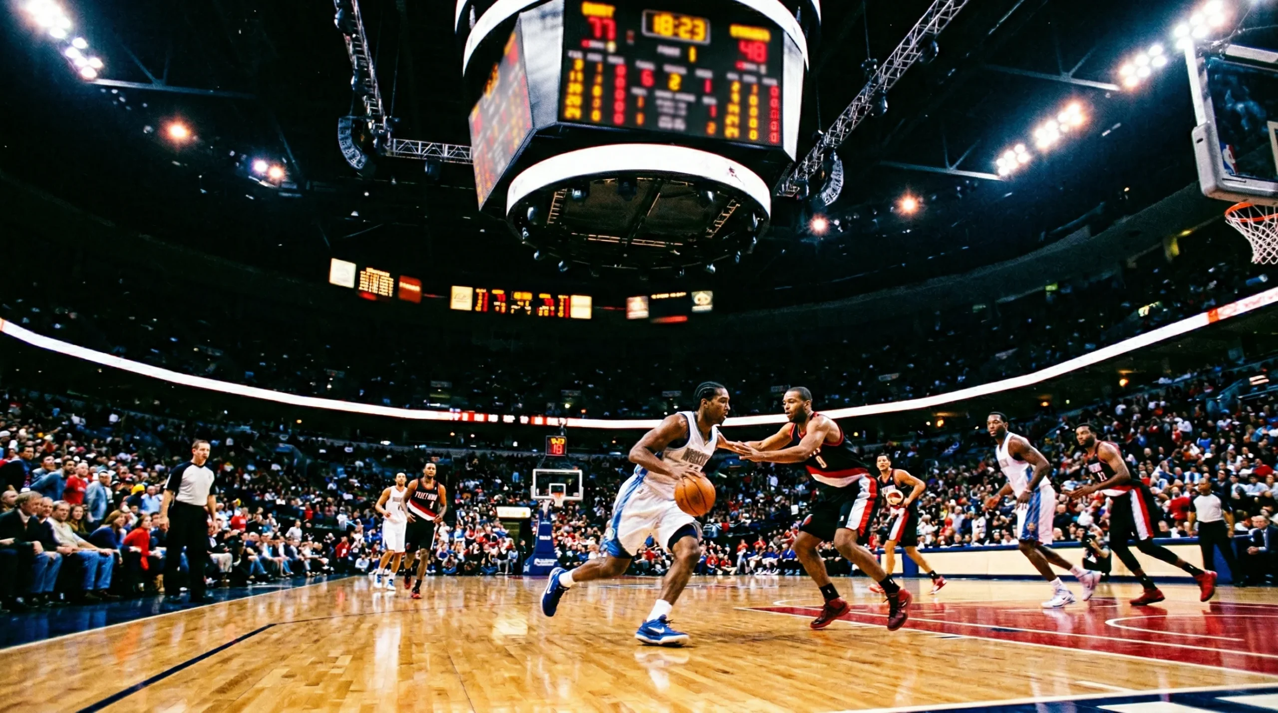 Bild eines Basketballspiels