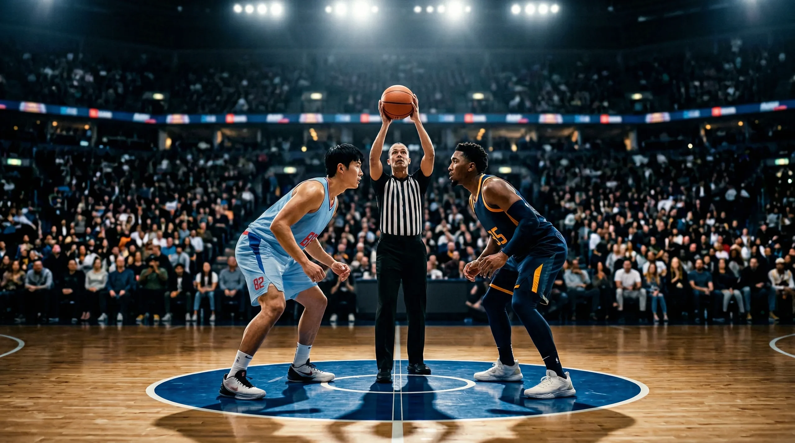 Bild eines Basketballspiels