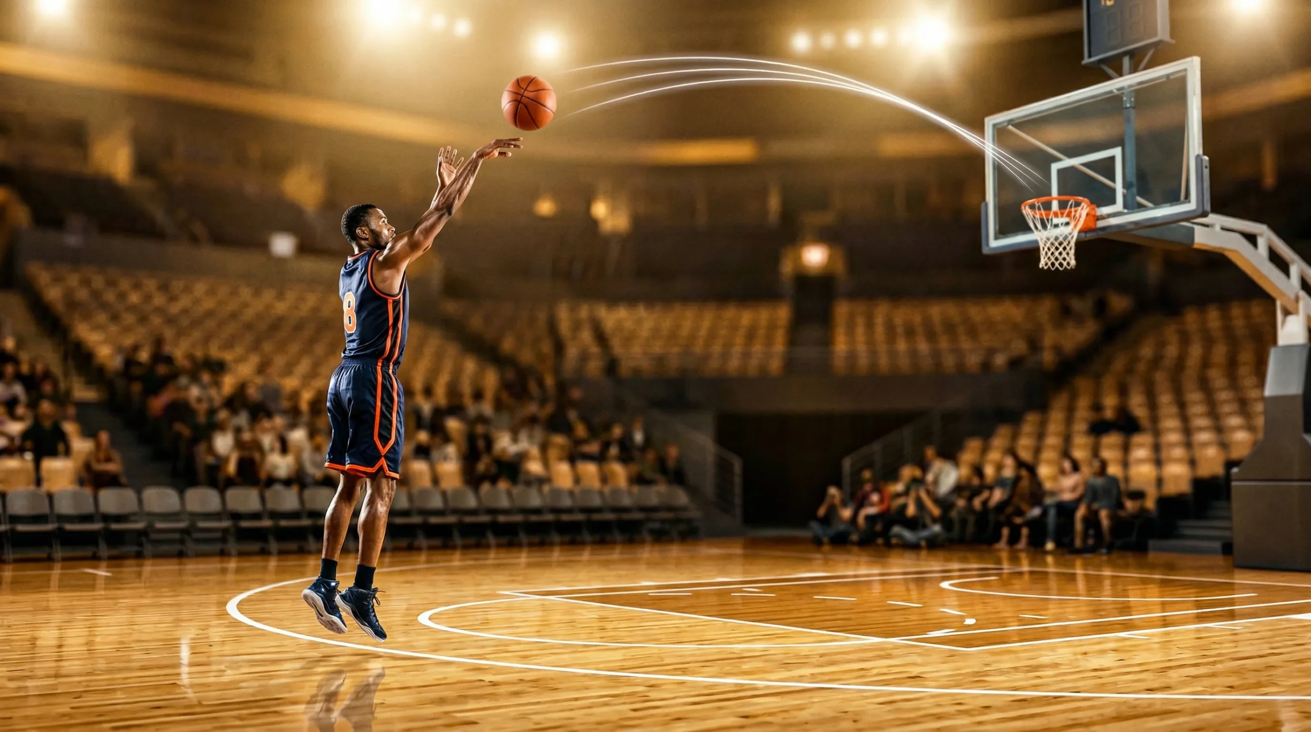 Bild eines Basketballspiels