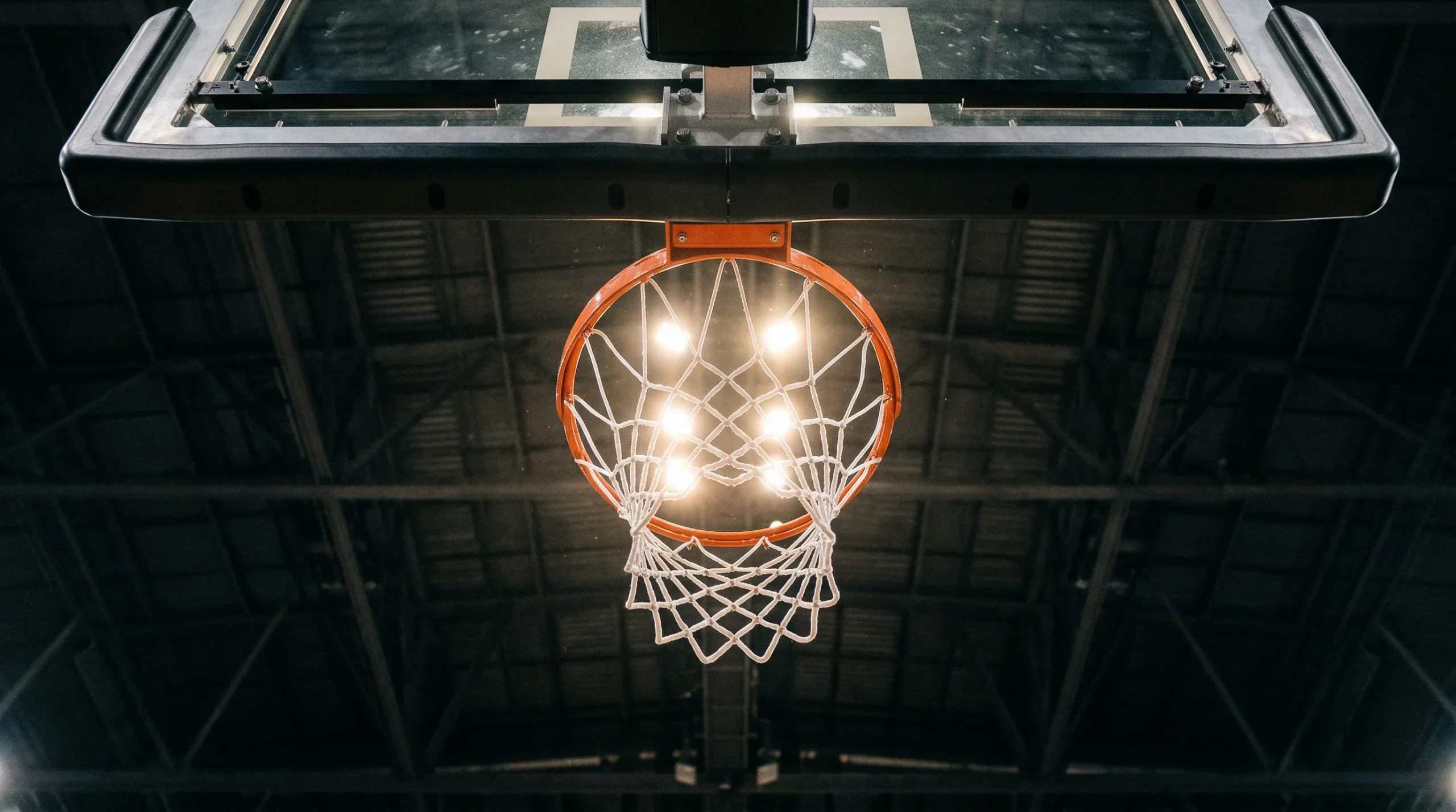 Bild eines Basketballrings
