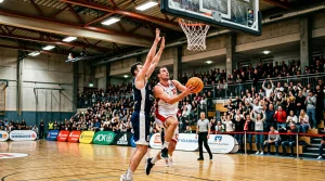 Bild eines Basketballspiels