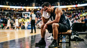 Bild eines urlaubenden Basketballspielers