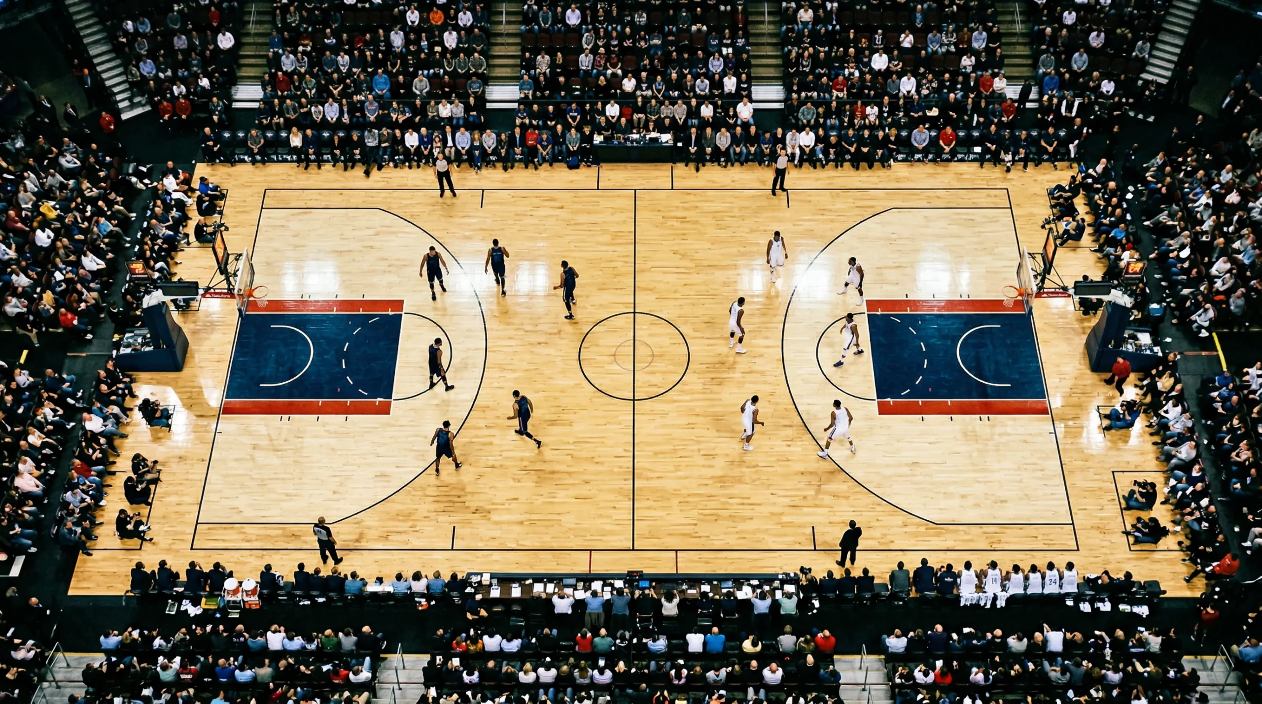 Bild eines Basketballspiels